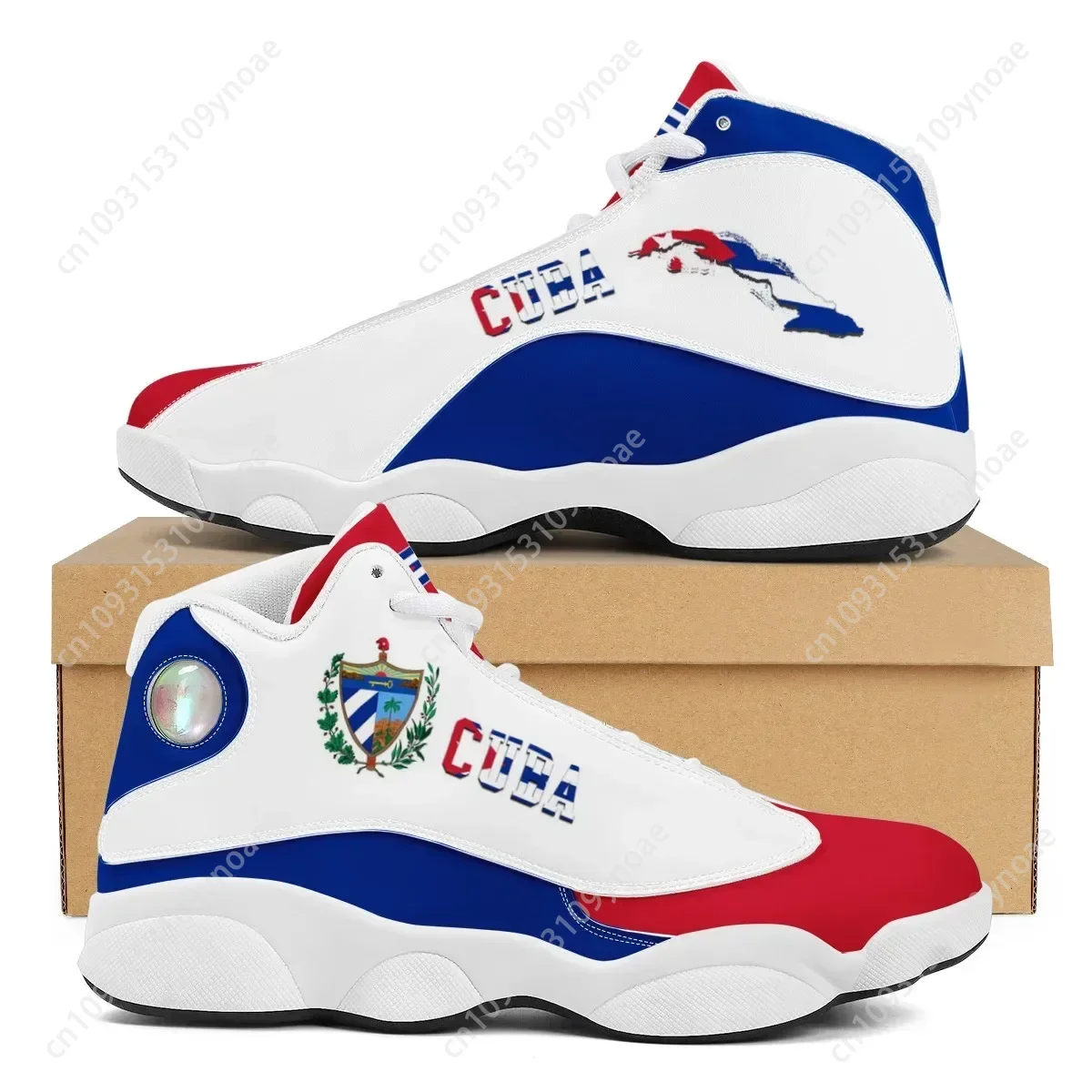 Men'S Shoes Basketball - CUBA Flag Print Cool Men Basketball