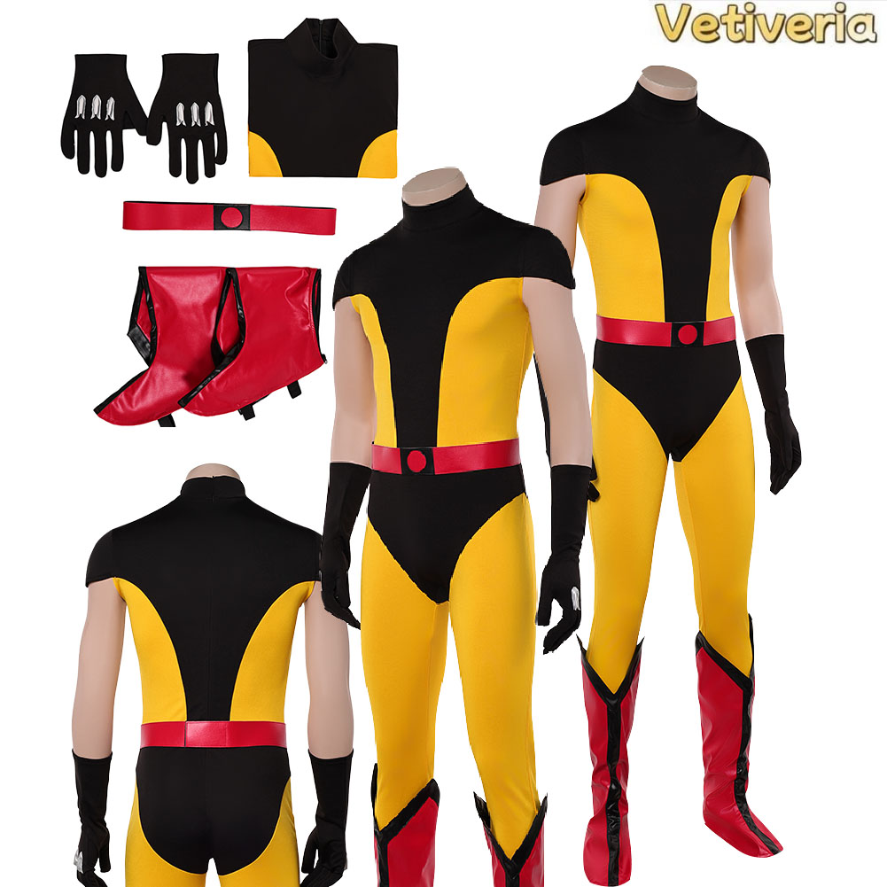 Men Shoes Europe To Us - Male Wolf Logan Cosplay Jumpsuit Costume