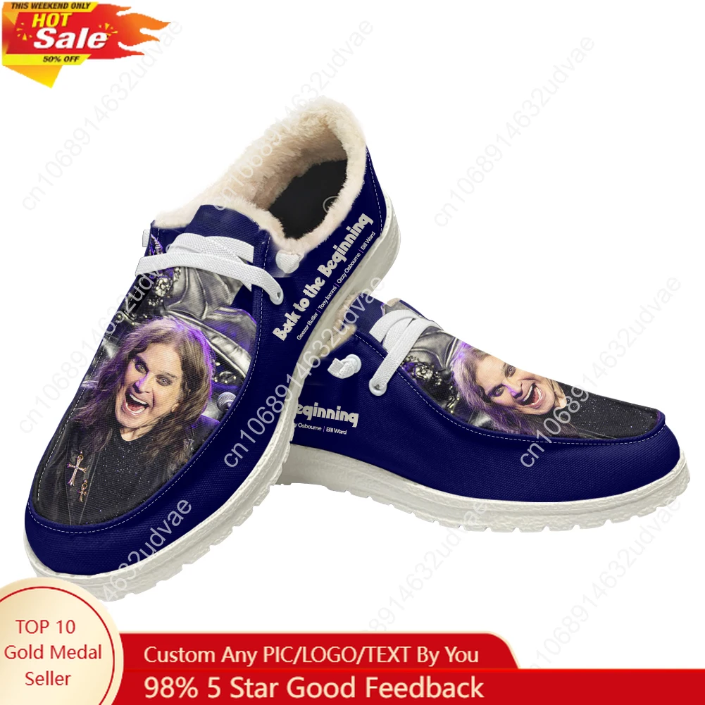 Men'S Shoes Loafers Casual - Ozzy Osbourne 1948-2025 Plush Loafers Men