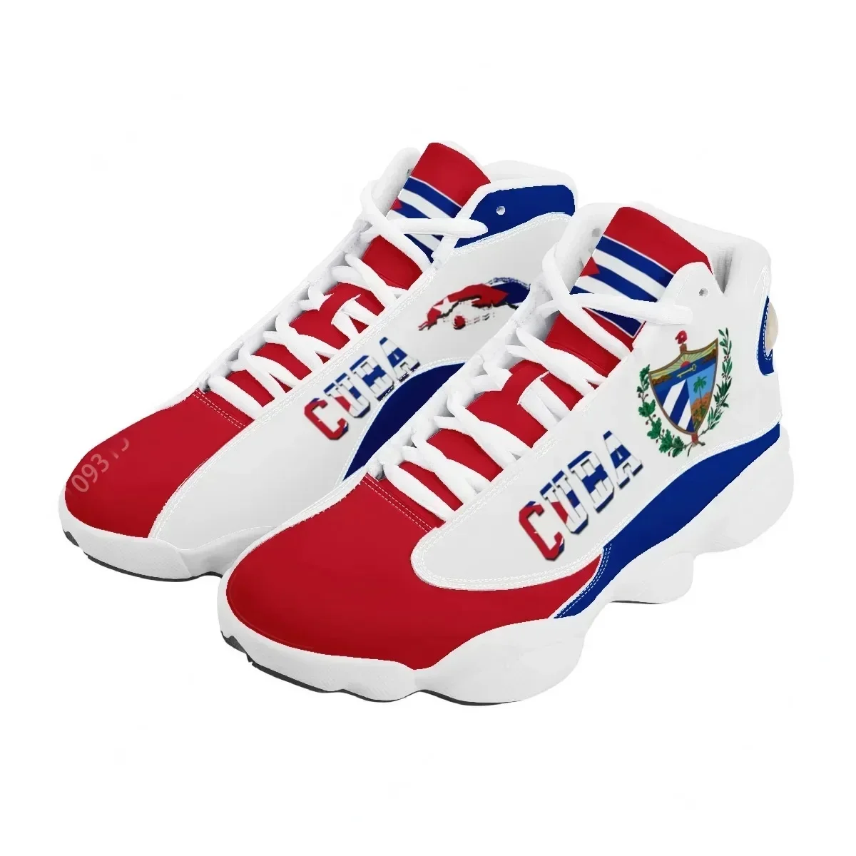 Men'S Shoes Basketball - CUBA Flag Print Cool Men Basketball