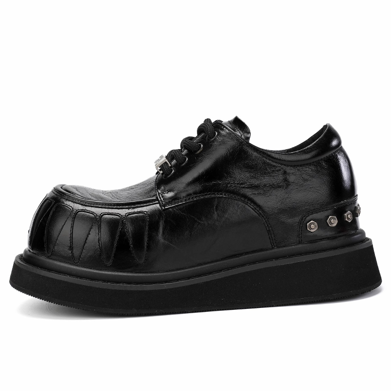 Men Shoes Europe To Us - Horse Leather Derby Shoes for Men's