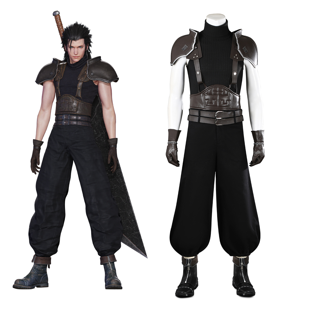 Zack Fair Cosplay Costume FF7  - đánh giá và giá Men Shoes Europe To Us
