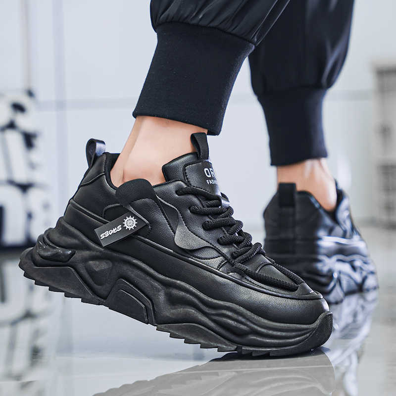 Black Platforme Tennis Man Spo - đánh giá và giá Shoes Heels Men