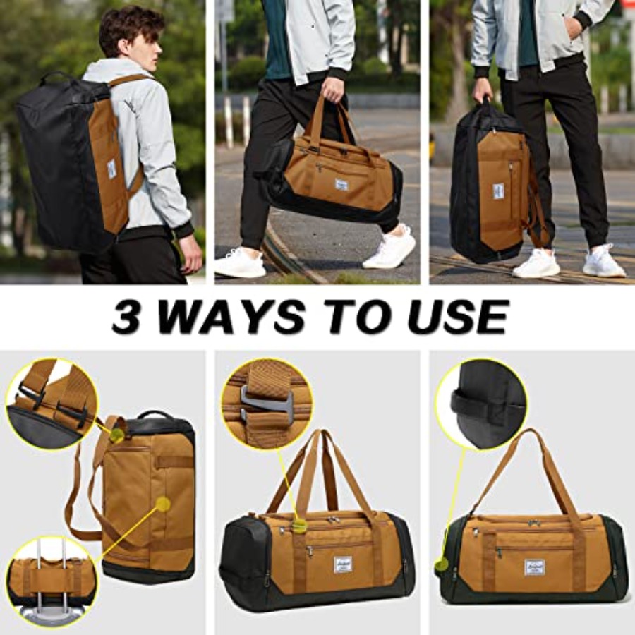 Travel Duffle Bag for men 40L  - đánh giá và giá Men Shoes Men