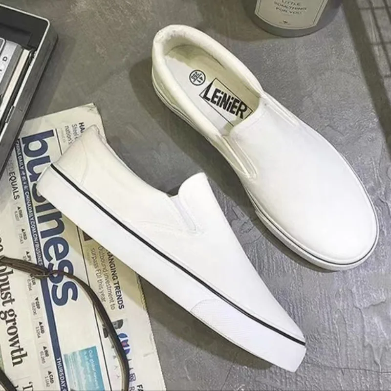 2024 Spring Autumn Fashion Tre - đánh giá và giá Men Shoes White Colour