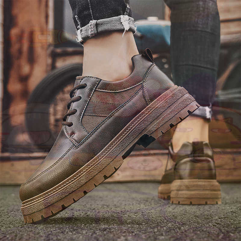 Dark Natural Leather Fashion T - đánh giá và giá Men Shoes White Colour