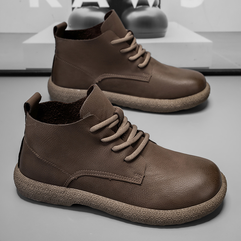 Men Ankle Boots Brown Short Bo - đánh giá và giá Men'S Shoes Dq