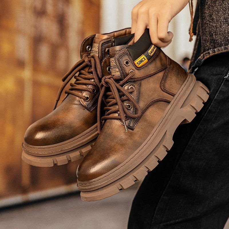 Vintage Men Platform Ankle Boo - đánh giá và giá Men'S Shoes Dq