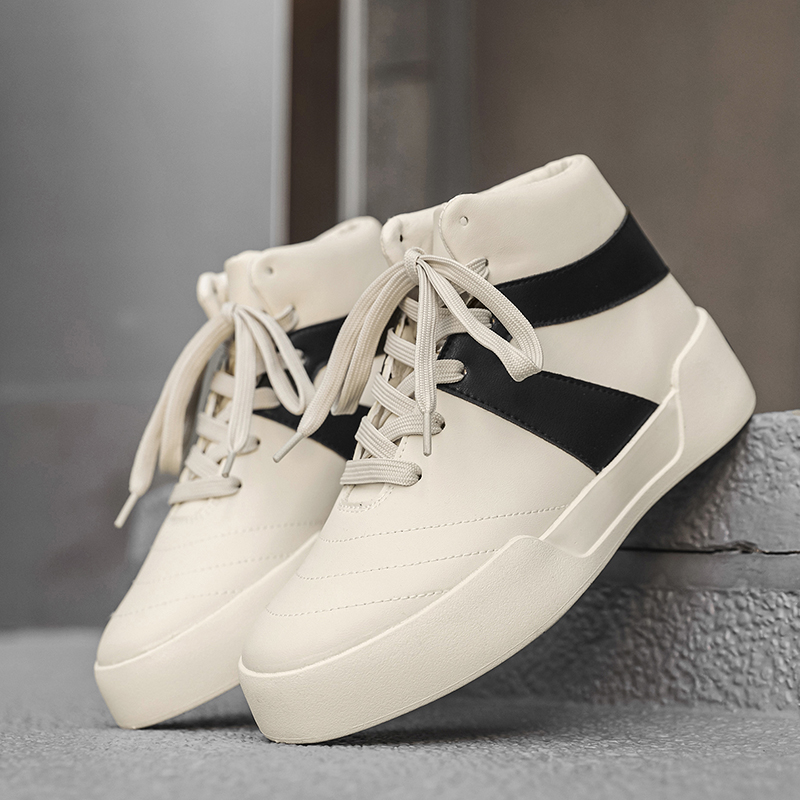 Fashion Light Aniti Slip High  - đánh giá và giá Men Shoes White Colour