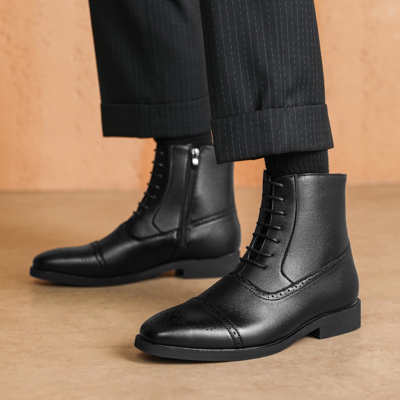 Luxury Men's Boots New High-to - đánh giá và giá Men Shoes Classic