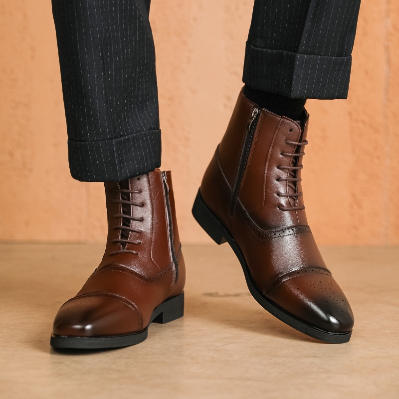Luxury Men's Boots New High-to - đánh giá và giá Men Shoes Classic