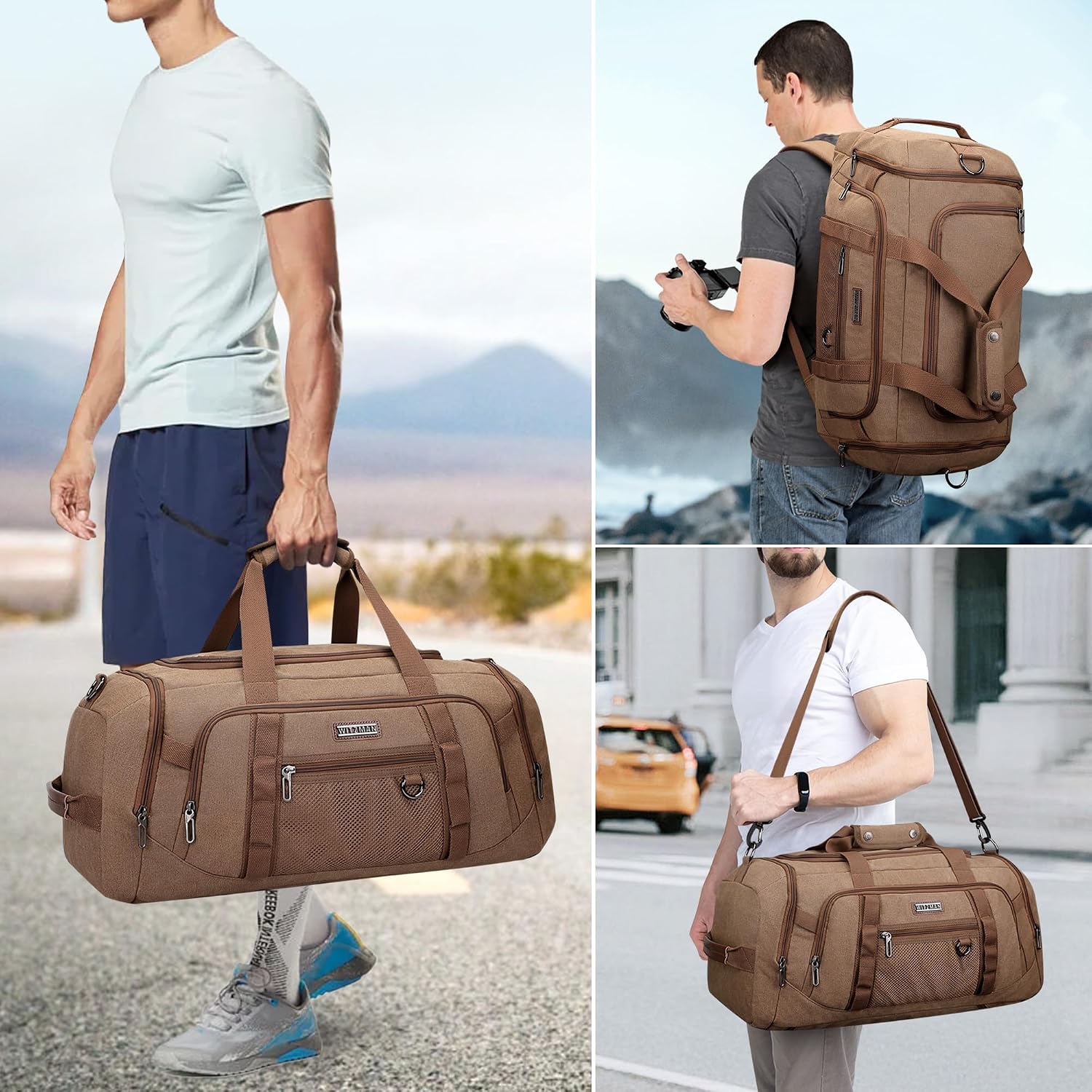 Canvas Duffle Bag for Men 3 in - đánh giá và giá Men Shoes Men