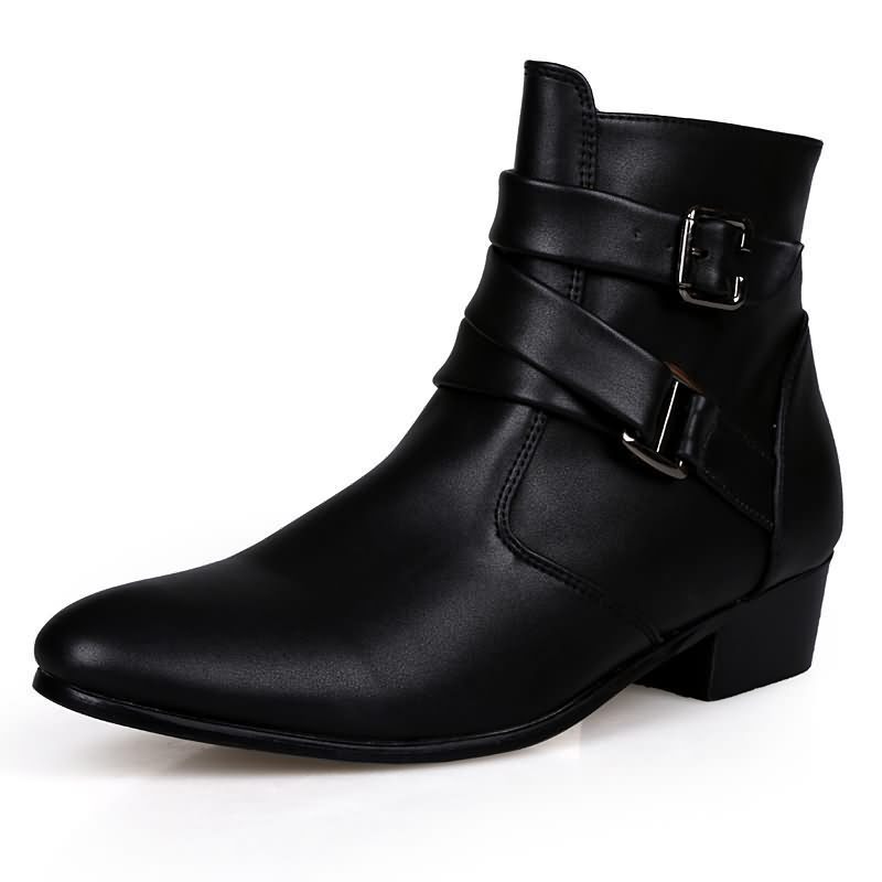 Luxury Men Boots Leather Chels - đánh giá và giá Men Shoes White Colour