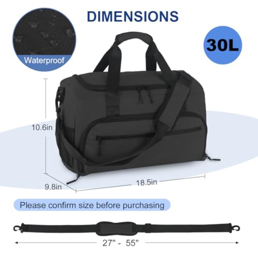 Gym Bag for Men Women, Sports  - đánh giá và giá Men Shoes Men