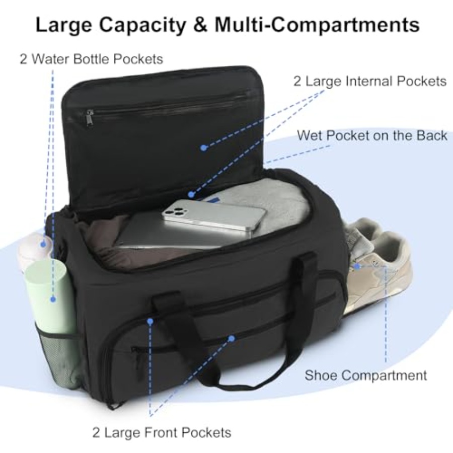 Gym Bag for Men Women, Sports  - đánh giá và giá Men Shoes Men