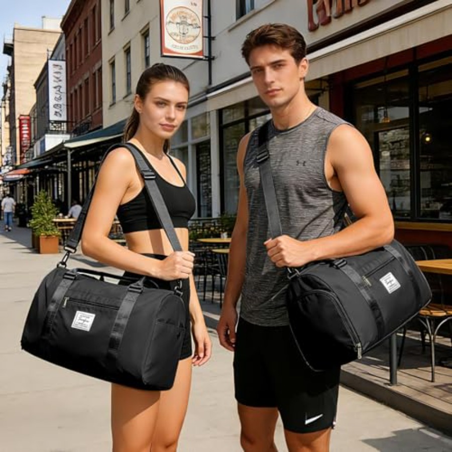 Small Black Sports Gym Duffel  - đánh giá và giá Men Shoes Men