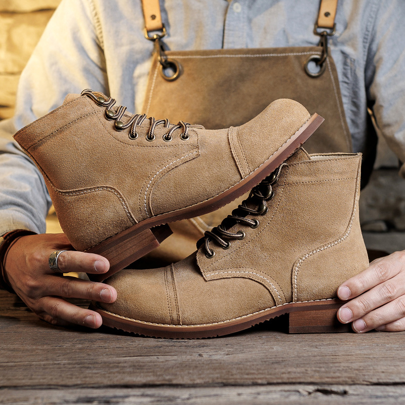Suede Boot Goodyear-Welted Mot - đánh giá và giá Men'S Shoes Dq