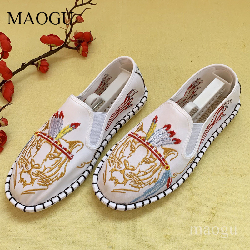 Unisex Chinese Style Embroider - đánh giá và giá Men'S Shoes Loafers Casual