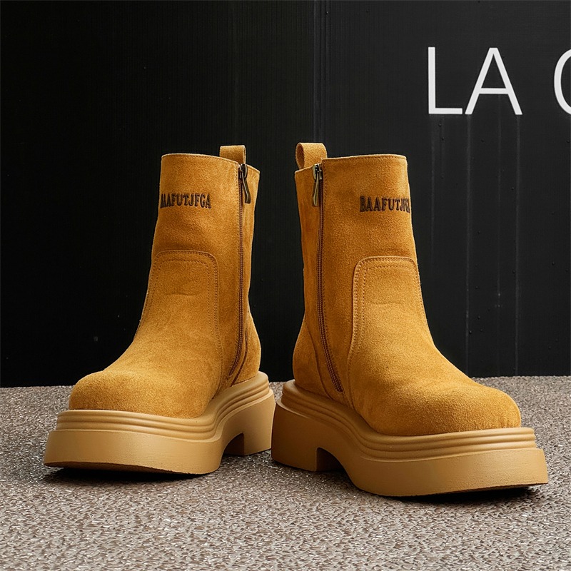Winter Europe America Retro Th - đánh giá và giá Men'S Shoes Dq