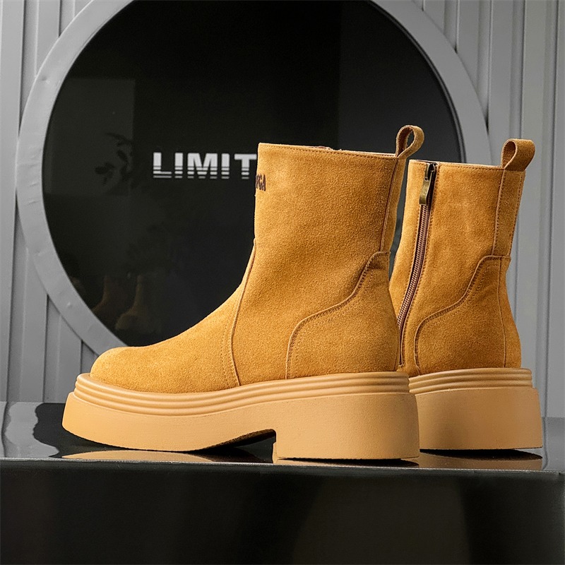 Winter Europe America Retro Th - đánh giá và giá Men'S Shoes Dq