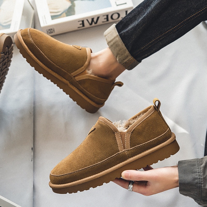 Winter Women Men Genuine Cow L - đánh giá và giá Men Shoes Classic