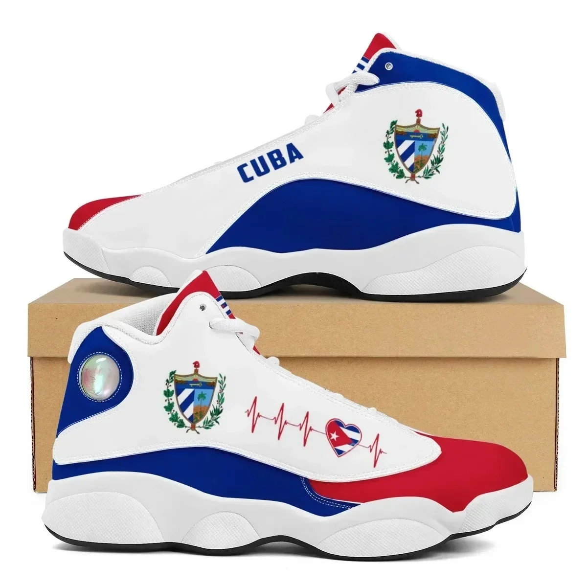 CUBA Flag Print Cool Men Baske - đánh giá và giá Men'S Shoes Basketball