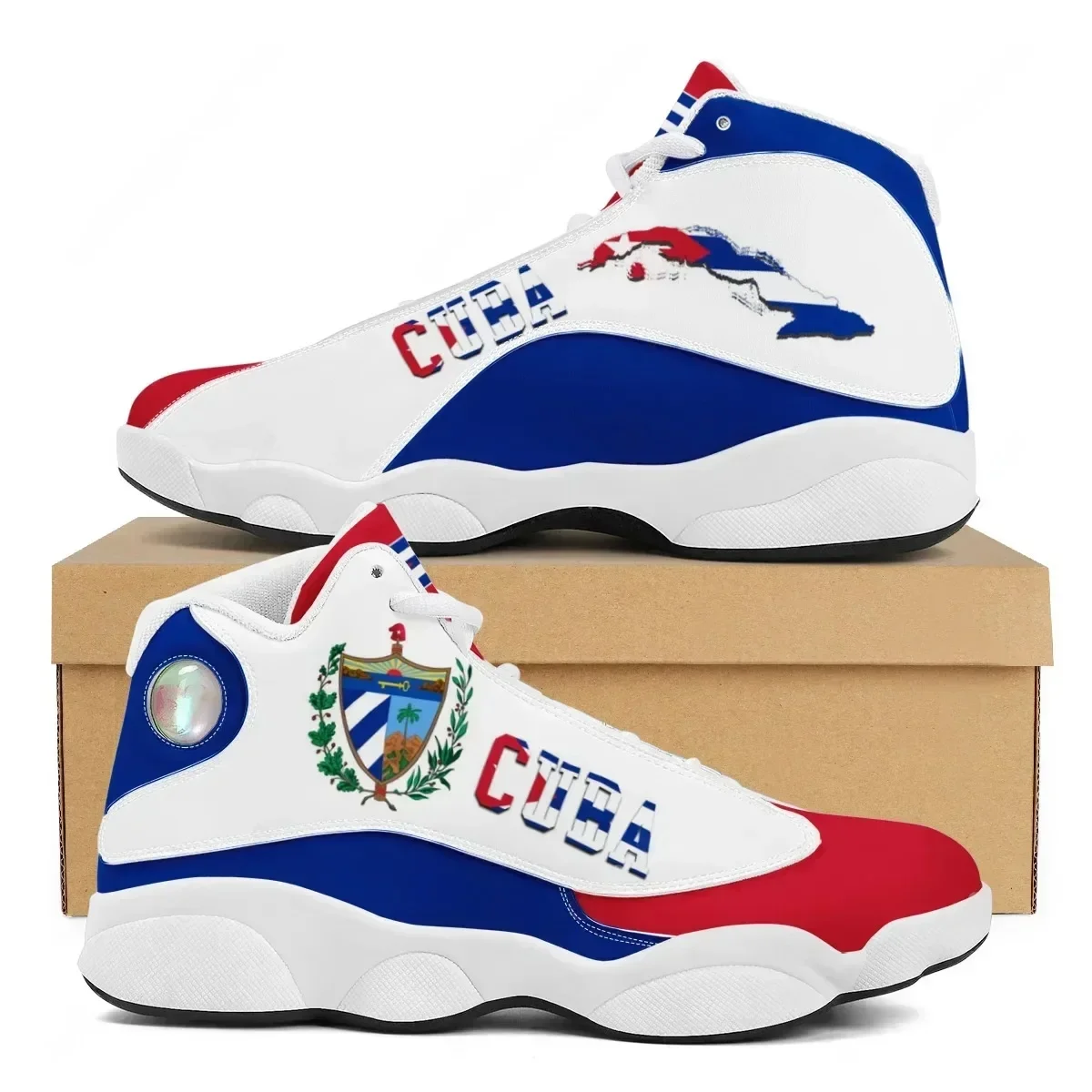 CUBA Flag Print Cool Men Baske - đánh giá và giá Men'S Shoes Basketball
